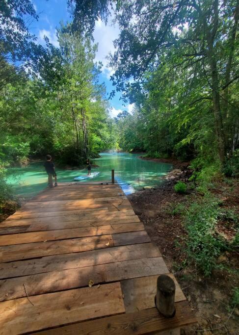 Waterfront Treehouse In A Magical Forest Waller Exteriör bild